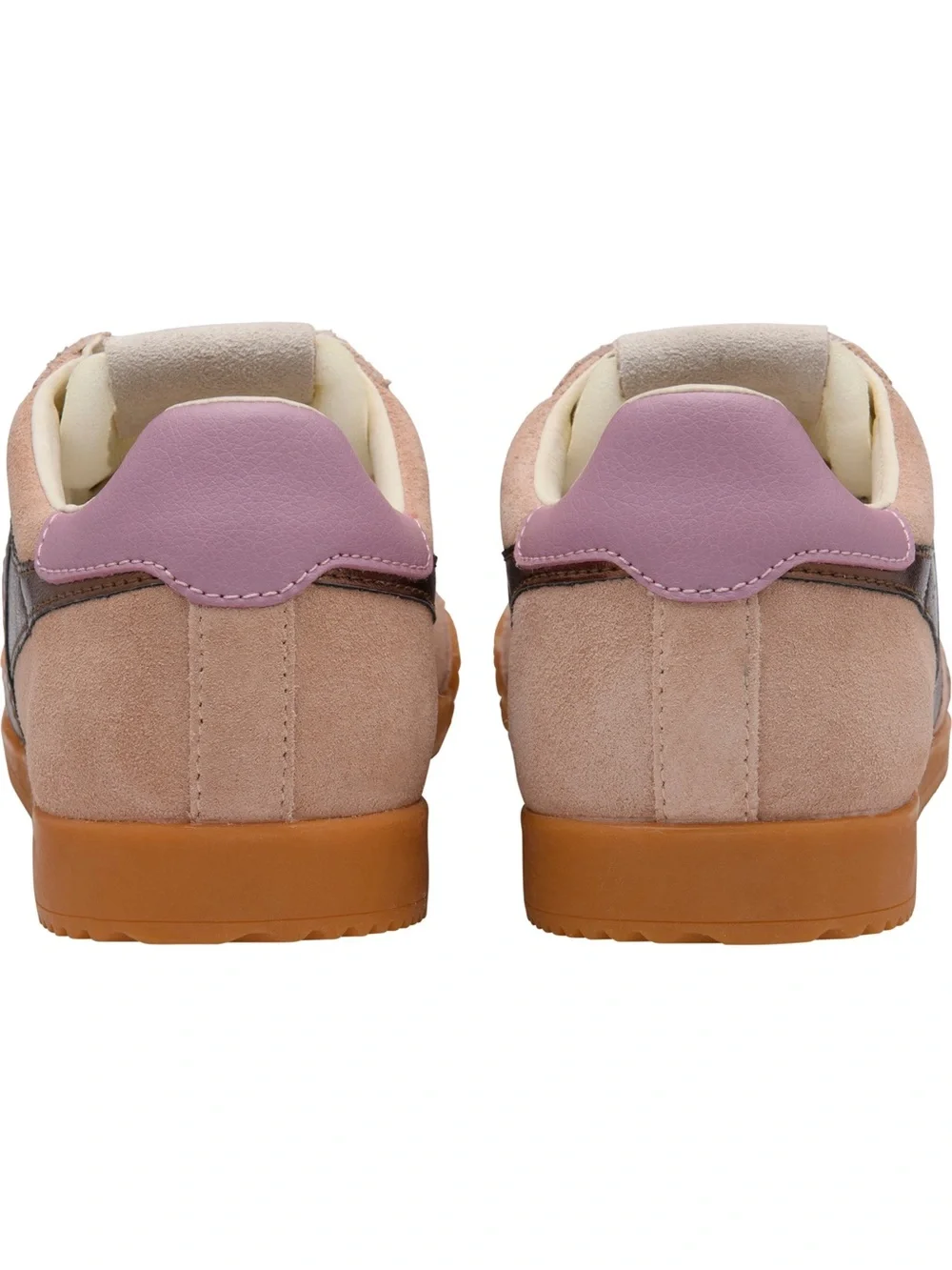 Gola Elan Glitz Sneakers - Cameo/Bronze/Candy suede - NIB